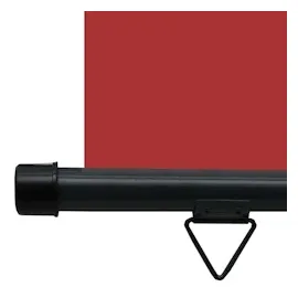 vidaXL Seitenmarkise 165 x 250 cm Rot Polyester