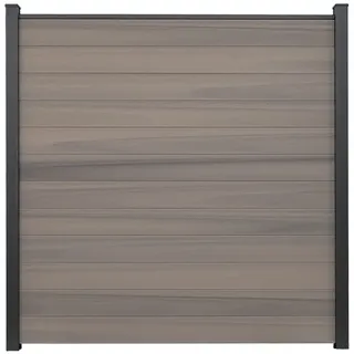 GroJaSolid Steckzaun Quadratisch WPC / BPC, Bi-Color co-ex.