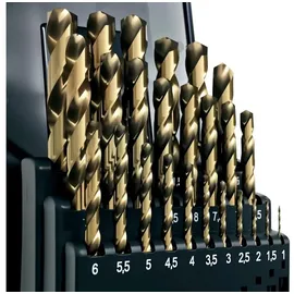 luxuskollektion Bohrer HSS M35 Cobalt 5 Prozent DIN338 135 Split 1 mm 10 mm 19