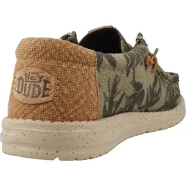 HEYDUDE Wally Palm Jute Herren Burnt Olive/Ginger Brown 43