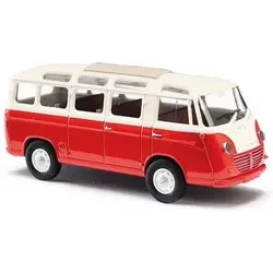 BUSCH 94150 H0 3K: Goliath Express Luxusbus, Rot/Creme