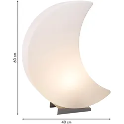 8 seasons design Solar LED-Dekoleuchte Shining Moon 60 cm