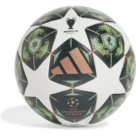 adidas Ball UCL 24/25 Knockout Stages Competition, Größe 5 in Weiß WHITE/SHAGRN/SSLIME