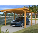 SKANHOLZ Skan Holz Carport Emsland 404 x 604 cm mit Aluminiumdach