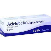 Betapharm Arzneimittel GmbH Aciclobeta Lippenherpes Creme