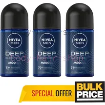 NIVEA Deep Dark Wood Roll-On Deodorant 50 ml