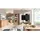 beautysofa CAYA C‐5 102 x 85 x 41 cm Artisan Eiche / Schwarz