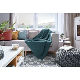 Primera Strickdecke 130 x 170 cm Smaragd