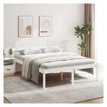 vidaXL Seniorenbett 150 x 200 cm Weiß
