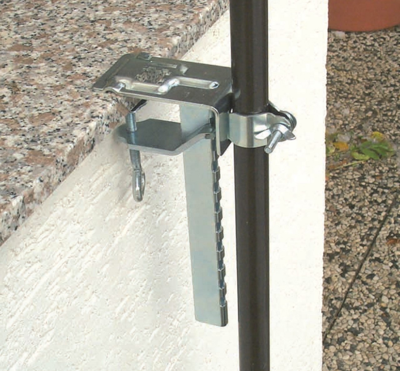Profiline Balkonklammer Balkon Schirmhalter für Sonnenschirme - 450650