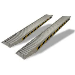 Baumarktplus TRUTZHOLM 2 x Profi Schwerlastrampen 255 cm 3.300 kg Alu 30,5 cm Breite Rampen Verladerampen