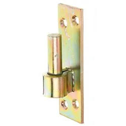 Kloben a.Platte,Süddeutsche Form,disp.Dorn Ø16mm,Abstand 13mm,Platte HxB133x40mm - gelb
