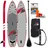 F2 SUP Board Set Stand Up Paddle Board Star 320 x 10,5 cm grau
