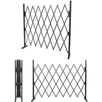 Mendler Absperrgitter 200 x 153 cm Braun/Metall