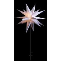 Sterntaler Weihnachtsstern Kunststoff | 18-Zacker mit Erdspieß Ø 550