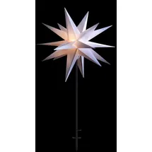 Sterntaler Weihnachtsstern Kunststoff | 18-Zacker mit Erdspieß Ø 550