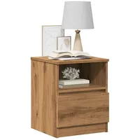 VidaXL Nachttische 2 Stk. Artisan-Eiche 40x40x50 cm Holzwerkstoff