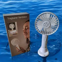 Weltbild Tragbarer Ventilator inkl. Handyhalter Weiß