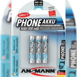 Ansmann maxE Phone Micro AAA 800 mAh DECT – Akkus