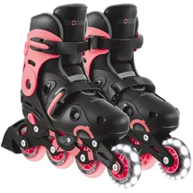 GLOBBER Go Rollschuhe – Black / Coral - EU 34-37,