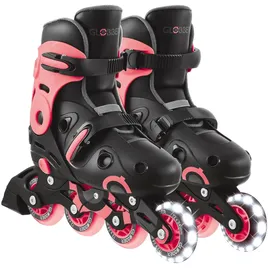 GLOBBER Go Rollschuhe – Black / Coral - EU 34-37,