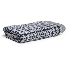 Möve Brooklyn Glencheck Duschtuch 80 x 150 cm blau