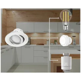 Hama LED Einbaustrahler 5w/32w Satin Nickel