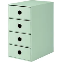 RÖSSLER Schubladenbox S.O.H.O. 4 Fächer 2-tlg. mint