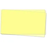 NEU Transparentpapier Extrastark 115g/qm, 50 x 61 cm, 1 Bogen, Hellgelb