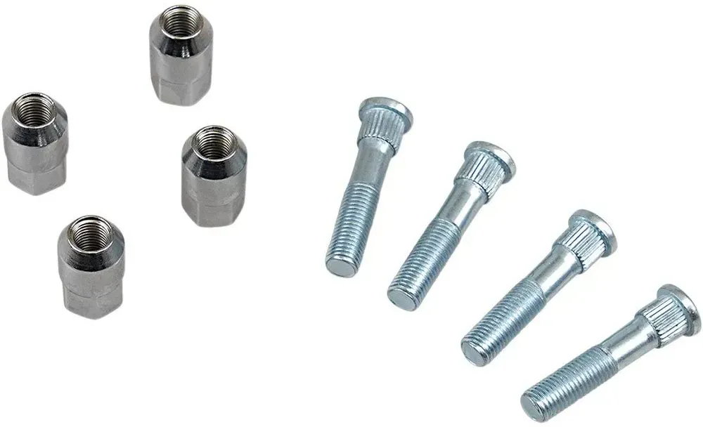 Moose Hard-parts 85-1110 Polaris Rzr Xp 1000 14-17 Muttern-und Bolzen-set Für Vorder-und Hinterrad - Silver - One Size