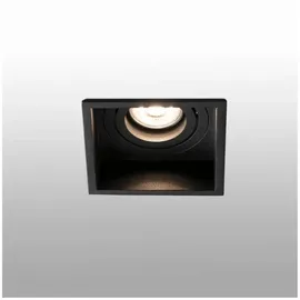 faro BARCELONA Hyde Deckeneinbauleuchte 1 GU10 quadratisch schwarz