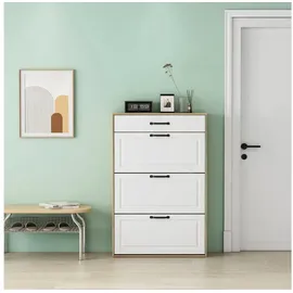 OTTO home Aridas 80 x 121 x 24 cm weiß / matte Front