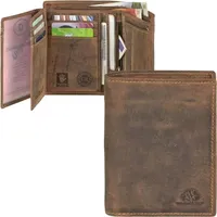 GREENBURRY Vintage Herren Geldbörse braun