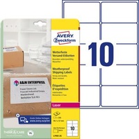 Avery Zweckform Folien-Versandetiketten 99,1 x 57,0 mm