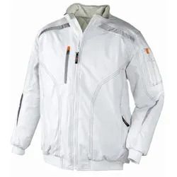 Wasserdichte Piloten-Jacke FJORD, weiß, Größe 5XL - weiss