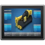 SunKol 19 Zoll lüfterloser Industrie-Panel-PC, All-in-One-Industrie-Embedded-Panel-PC mit kapazitivem Touchscreen, 2 x USB 2.0, 2 x USB 3.0, HDMI, 2 x RS232, LAN (i3-4005U, 8 GB RAM 256 GB SSD)