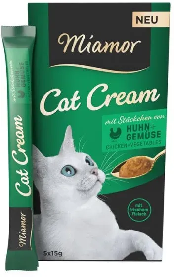 Miamor Cat Cream - Huhn & Gemüse 5x15g