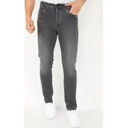 True Rise  Slim Fit Jeans Jeans Hosen Regular  in Grau, US 33 / 34