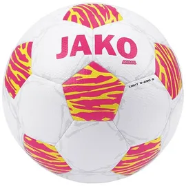 Jako Animal Leicht-Fußball 647 weiß/fuchsia/citro light 290g 3