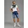 KangaROOS Jogg-Jeansbermudas KANGAROOS, Herren, Gr. 31, Länge 32, dunkelblau used, Denim/Jeans, Obermaterial: 65% Baumwolle, 33% Polyester, 2% Elasthan, unifarben, regular fit kniefrei, Jeans, Regular Fit, gerade geschnittenes Bein