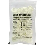 AMPri Handelsgesellschaft mbH Ampri MED-COMFORT Latex Fingerlinge, verschiedene Größen | Beutel 100 Stück) M