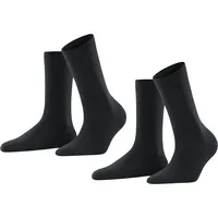Falke Softmerino Socken 2 Paar Grau 39-40