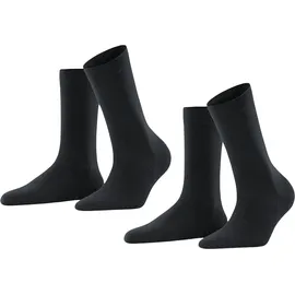 Falke Softmerino Socken 2 Paar Grau 39-40