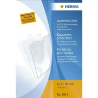 Herma 1x25 Herma Ausweishüllen 65x100 5014