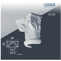 Orac Halbsäule K1121 36 x 18 x 30 cm