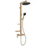 Ideal Standard Alu+ Aufputz-Duschsystem Einhebelmischer bronze BD584BR