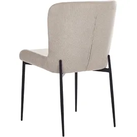 Beliani Esszimmerstuhl ADA taupe 2er Set