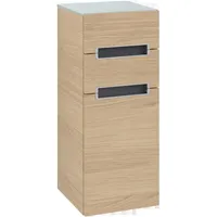Villeroy & Boch Subway 2.0 Seitenschrank 35,6 x 85,7 cm Weiß/Nordic Oak