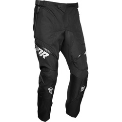 Thor Terrain, Textilhose in the boots - Schwarz/Weiß - 40
