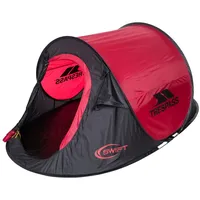 Swift2 Waterproof 2 Man Pop Up Tent - RED Each